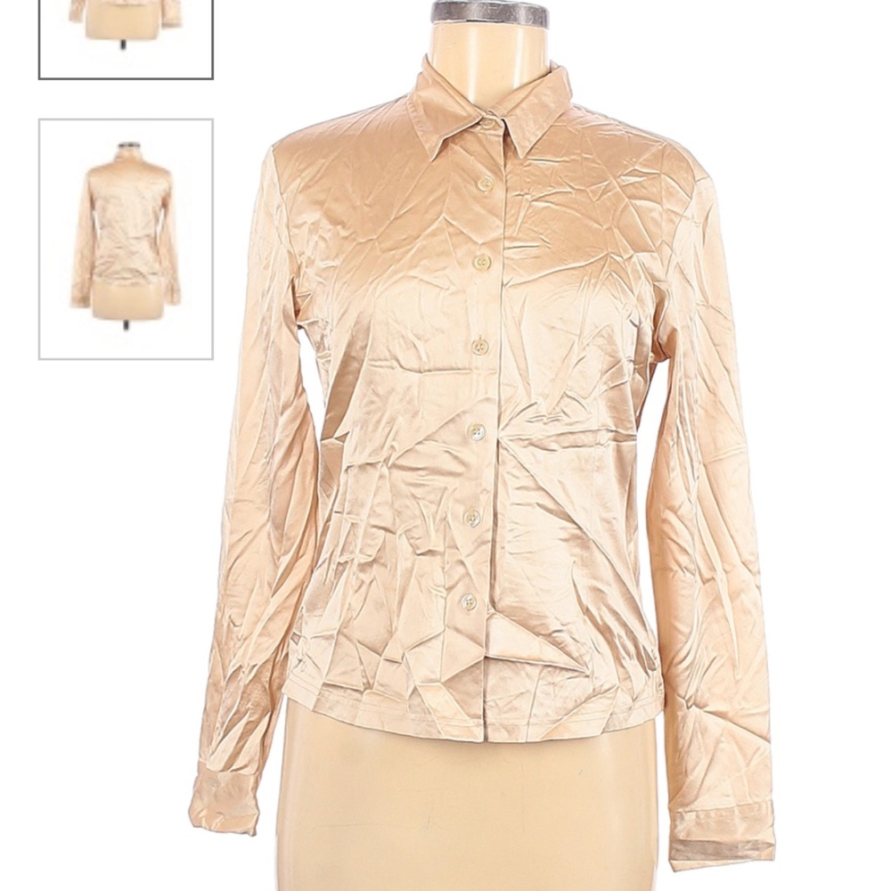 BEBÉ Silk button down